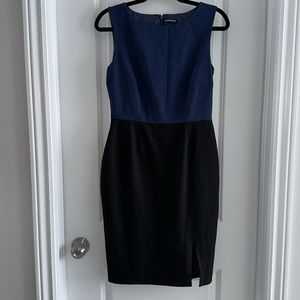DRESS - Black and Blue - size small